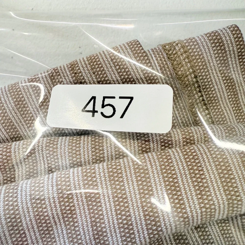 Pro tour double mercerized cotton golf polo striped XL-excellent condition sport - Picture 8 of 8